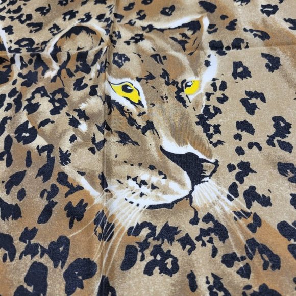 Animal Print Square Scarf Cheetah Print Square Scarf - Picture 4 of 6